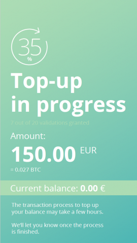 Top Up Screen